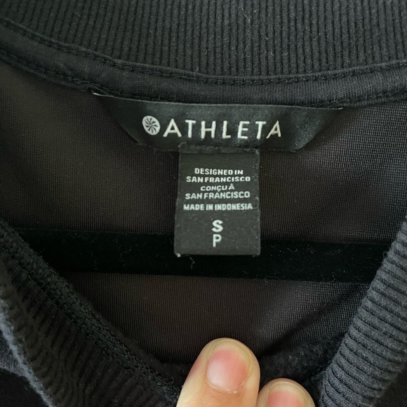 Athleta mixed material sweatshirt • Women’s small - Picture 3 of 8